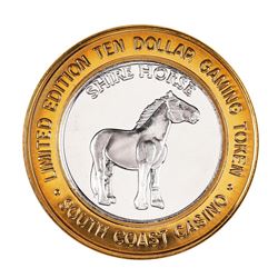 .999 Fine Silver South Coast Casino Las Vegas, NV $10 Limited Edition Gaming Token