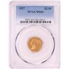 Image 1 : 1927 $2 1/2 Indian Head Quarter Eagle Gold Coin PCGS MS63