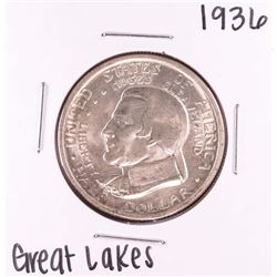 1936 Cleveland Centennial Great Lakes Exposition Commemorative Half Dollar Coin