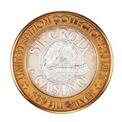 .999 Silver St. Croix Casino Turtle Lake, Wisconsin $10 Limited Edition Gaming Token