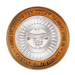 .999 Silver Isleta Casino & Resort Albuquerque, NM $10 Casino Limited Edition Gaming Token