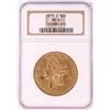 Image 1 : 1879-S $20 Liberty Head Double Eagle Gold Coin NGC MS61
