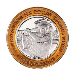 .999 Silver Las Vegas Club $10 Casino Limited Edition Gaming Token