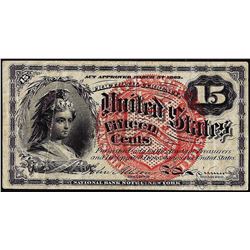 March 3, 1863 Fourth Issue Fifteen Cent Fractional Currency Note