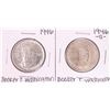 Image 1 : Lot of 1946 & 1946-S Booker T. Washington Commemorative Half Dollar Coins