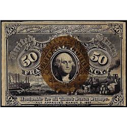 March 3, 1863 Second Issue Fifty Cents Fractional Currency Note