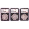 Image 1 : Lot of 1879-1881 $1 Morgan Silver Dollar Coins NGC Genuine