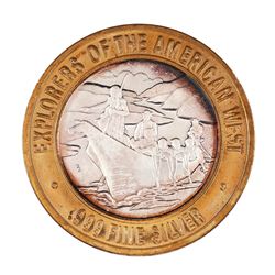 .999 Silver Explorers of American West John Fremont Limited Edition Gaming Token