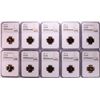 Image 1 : Set of 1956-1964 Proof Lincoln Wheat Cent Coins NGC PF67RD