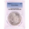 Image 1 : 1881-S $1 Morgan Silver Dollar Coin PCGS MS65