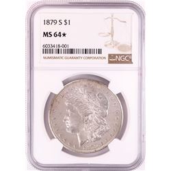 1879-S $1 Morgan Silver Dollar Coin NGC MS64* Star