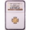 Image 1 : 2008P $15 Australia Proof Koala Gold Coin NGC PF69 Ultra Cameo