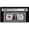 Image 1 : 1928 $1 Legal Tender Note Fr.1500 PMG Gem Uncirculated 65EPQ