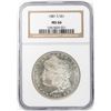 Image 1 : 1881-S $1 Morgan Silver Dollar Coin NGC MS66