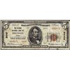 Image 1 : 1929 $5 Second National Bank of Houston, Texas CH# 8645 National Currency Note