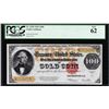 Image 1 : 1922 $100 Gold Certificate Note Fr.1215 PCGS New 62