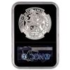 Image 2 : 2018 Netherlands 1 oz. Silver Lion Dollar Coin NGC Gem Proof First Release Black Core