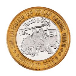 .999 Silver Whiskey Pete's Casino Primm, Nevada $10 Limited Edition Gaming Token