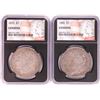Image 1 : Lot of 1879-1880 $1 Morgan Silver Dollar Coins NGC Genuine