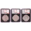 Image 1 : Lot of 1885, 1886-O, & 1887-O $1 Morgan Silver Dollar Coins NGC Genuine