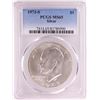Image 1 : 1973-S Eisenhower Silver Dollar Coin PCGS MS65