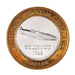 .999 Silver Stateline Wendover, Nevada $10 Limited Edition Casino Gaming Token