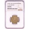 Image 1 : AH451-492 Ghaznavid Dinar A-1637 Ibrahim Gold Coin NGC Genuine