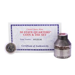 United States Mint 2000-D South Carolina Quarter Coin and Die Set w/Box & COA