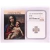 Image 1 : 1551 KB Hungary Denar 'Madonna and Child' Coin NGC XF40 w/ Story Box