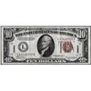 Image 1 : 1934A $10 Hawaii WWII Emergency Issue Federal Reserve Note