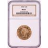 Image 1 : 1893 $10 Liberty Head Eagle Coin NGC MS61