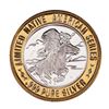 Image 2 : .999 Silver Geronimo Apache $10 Casino Limited Native American Series Gaming Token