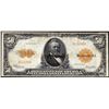 Image 1 : 1922 $50 Gold Certificate Note