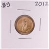 Image 1 : 2012 $5 American Gold Eagle Coin