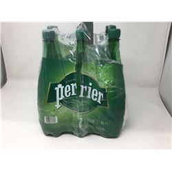 Perrier Carbonated Natural Spring Water (6 x 1L)