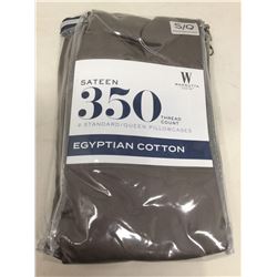 2 Standard/Queen Egyptian Cotton Pillowcases