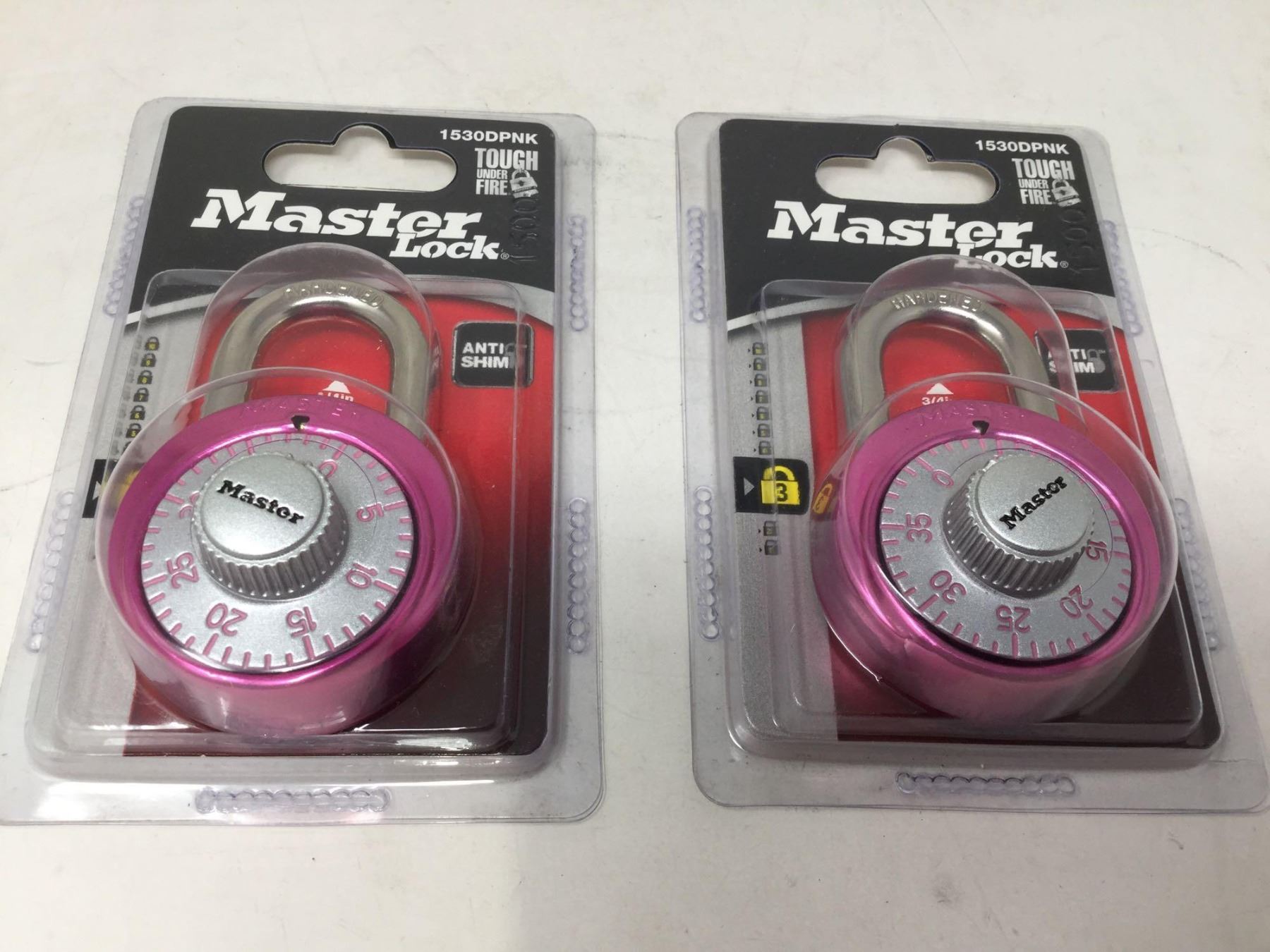 Master Lock- Pink Combination Locks