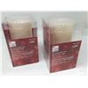 Image 1 : Home Accents 6in Bisque Wax LED Candle with Timer (2)