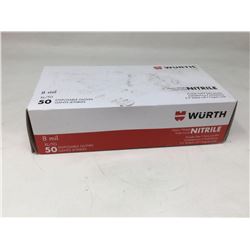 Wurth Nitrile Heavy Weight Powder Free Gloves