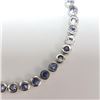 Image 2 : Silver Tanzanite(4.8ct) Bracelet (~weight 10.74g), Insurance Value $1190