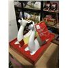 Image 2 : Case of 2 Home Accents Holiday 12" Sitting Deer Sets w/ Antlers