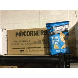 Case of Popcorners White Cheddar Popped-Corn Chips (12 x 142g)