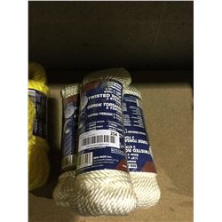 Ben-Mor 1/4" x 100' Twisted Rope 3 Strand Nylon Lot of 3