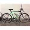 Image 1 : 2 BIKES - GREEN/BLACK MCKINLEY 18-SPEED ROAD BIKE, GREEN/BLUE MOVELO 18-SPEED KIDS MOUNTAIN BIKE