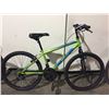 Image 2 : 2 BIKES - GREEN/BLACK MCKINLEY 18-SPEED ROAD BIKE, GREEN/BLUE MOVELO 18-SPEED KIDS MOUNTAIN BIKE
