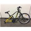 Image 1 : BLACK CCM FULL SUSPENSION MOUNTAIN BIKE FRAME W/ FRONT TIRE