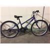 Image 2 : 2 BIKES - BLUE TREK 21-SPEED MOUNTAIN BIKE (FRONT BRAKE DAMAGED), PURPLE NORCO 15-SPEED MOUNTAIN