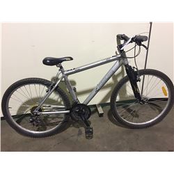 SILVER RALEIGH 21-SPEED FRONT SUSPENSION MOUNTAIN BIKE