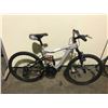 Image 1 : GREY MONGOOSE 21-SPEED FULL SUSPENSION MOUNTAIN BIKE ( BRAKES OFF )