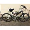 Image 1 : 2 BIKES - BLACK ROYCE UNION 21-SPEED FULL SUSPENSION MOUNTAIN BIKE, YELLOW RALEIGH 15-SPEED